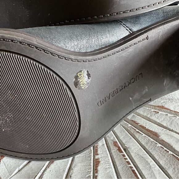 LUCKY BRAND Women's Nycott Leather Booties 10 - Picture 10 of 11